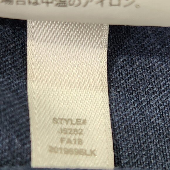 J. Crew Womens Navy Stretch Chino Pants Size Cotton Blend Women's Size 4 S - Picture 13 of 13